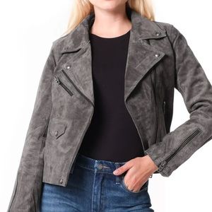 🍄3/$20 SzM Uniqlo Moto Jacket